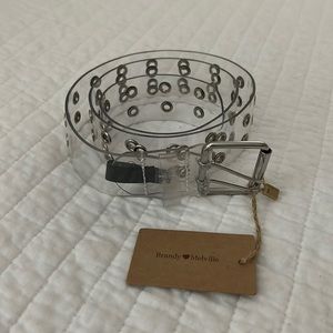 Brandy Melville clear belt